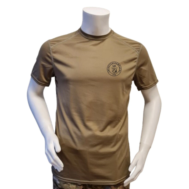 XGO - T-shirt, TAN-499 med Infanterikompagni Fyn, tryk på bryst