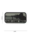 Major League Sniper 3D PVC Patch (Sort/grå)