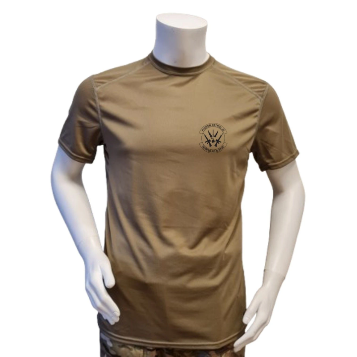 XGO - T-shirt, TAN-499 med Pionerpatruljedeling Fyn, tryk på bryst