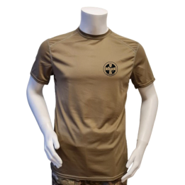 XGO - T-shirt, TAN-499 med HVK Horsens tryk på bryst