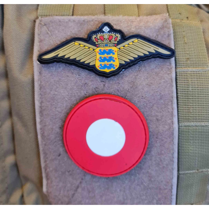 Patch FLV Kokrade, PVC på velcro 6 x 6 cm