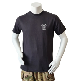 LANCER - T-shirt, Sort, med Livgarden "Close Combat Instructor" tryk på bryst og ryg