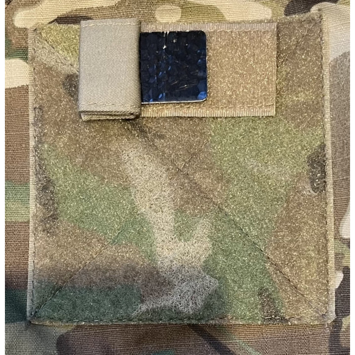 IR Patch, på velcro med cover, Khaki