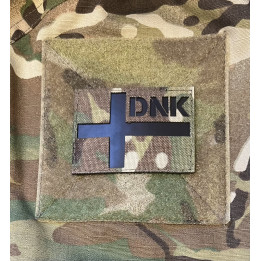 LANCER - IR Dannebrog DNK, Laser Cut MultiCam on velcro