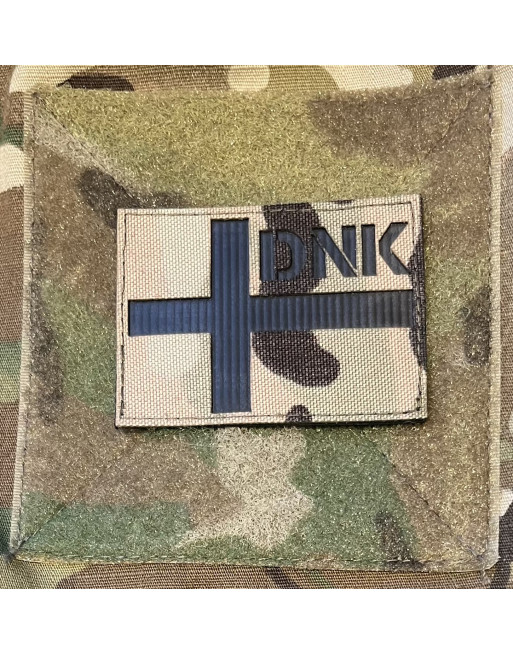 LANCER - Dannebrog DNK, Laser Cut MultiCam on velcro