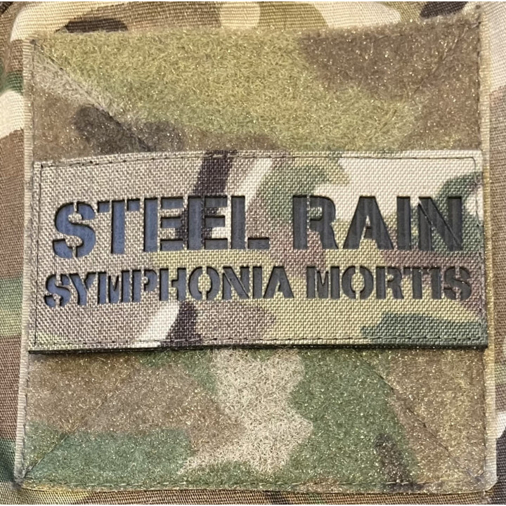 LANCER - STEEL RAIN Symphonia Mortis Patch, Laser Cut MultiCam på velcro