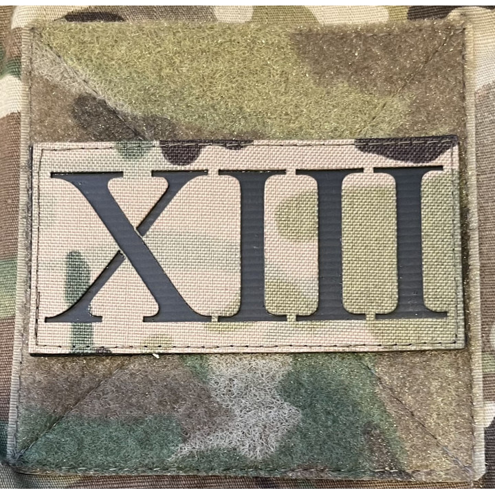LANCER - XIII BTN, Laser Cut MultiCam på velcro
