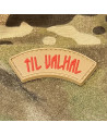 LANCER - TIL VALHAL Patch, PVC buet, coyote/rød