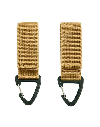 101 INC - PALS (MOLLE) Karabiner, 2 stk., Coyote