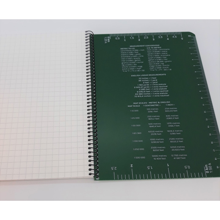 LANCER - Field Cover A5 med MODESTONE Waterproof Notebook A5