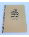 LANCER - Field Cover A5 med MODESTONE Waterproof Notebook A5