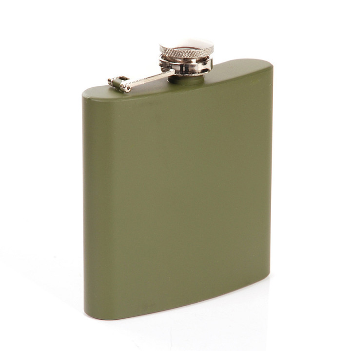 Fosco - Pocket Flask, 6 oz, Olive
