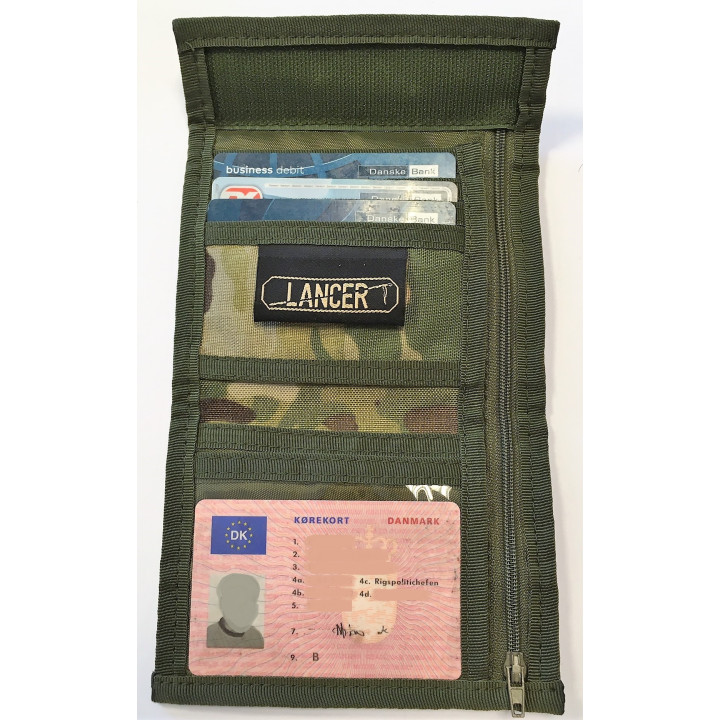 LANCER - Field wallet with ID pocket, Classic, MultiCam