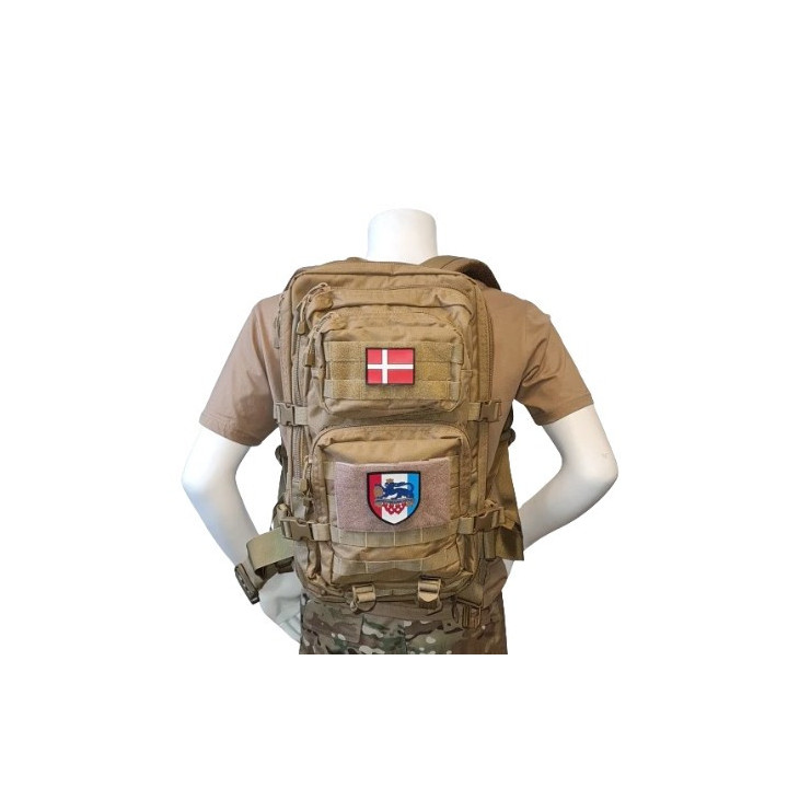 Rygsæk m. Jydske Dragonregiments Regimentsmærke, sæt