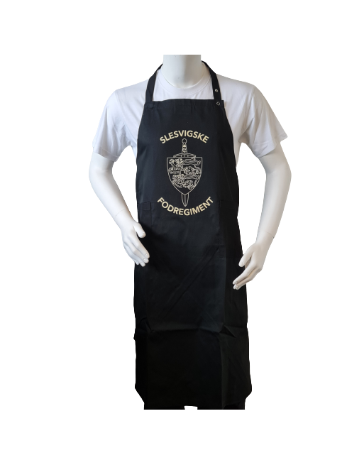 Forklæde med Slesvigske Fodregiments regimentsmærke