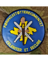 Føringsstøtteregimentet, rundt PVC mærke på velcro