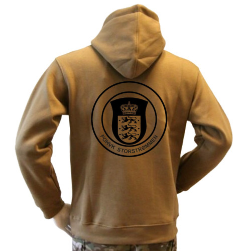 LANCER - Hoodie, m. POHVK STROSTRØMMEN, Coyote