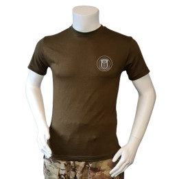 LANCER - T-shirt, Oliven m. POHVK Storstrømmen, tryk på bryst