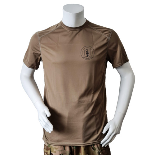 XGO - T-shirt, TAN-499 med HVK Fredericia, tryk på bryst