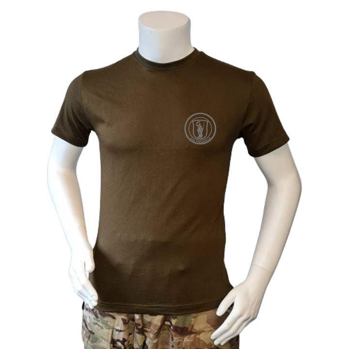 LANCER - T-shirt, Oliven m. HVK Fredericia, tryk på bryst