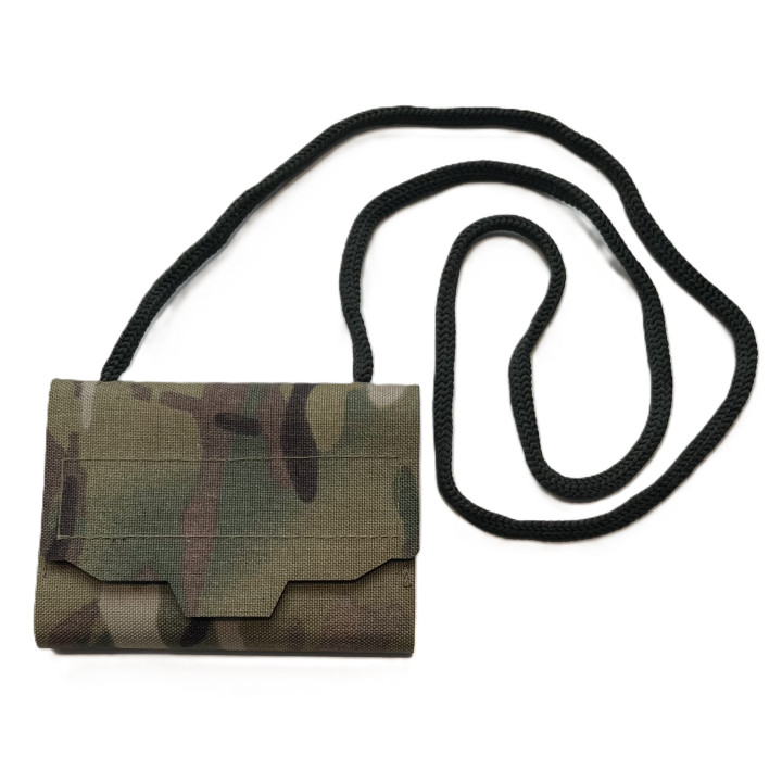 LANCER - ID og kortholder med halssnor, MultiCam