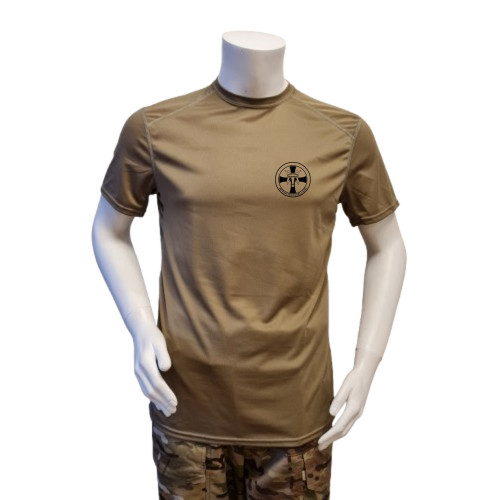 XGO - T-shirt, TAN-499 med INFHVK Vestsjælland, tryk på bryst