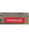 DANMARK - Rød/hvid på velcro