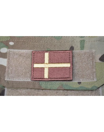 Dannebrog, small with Velcro, Sand/brown