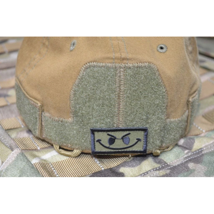 Smiley - Sort/Oliven - med velcro