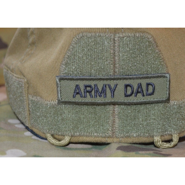 ARMY DAD Sort/Oliven - med velcro