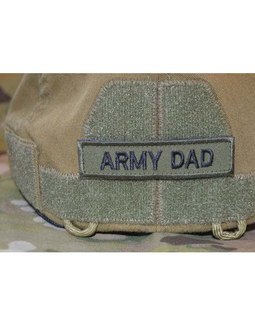 ARMY DAD Sort/Oliven - med velcro
