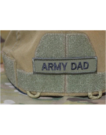 ARMY DAD Sort/Oliven - med velcro
