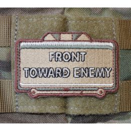 Front Toward Enemy - Sand/brun/grøn - med velcro