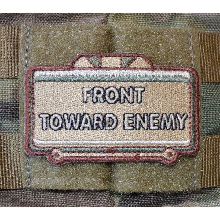 Front Toward Enemy - Sand/brun/grøn - med velcro
