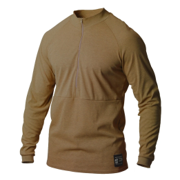 PFG - LONG SLEEVE SHIRT WITH ZIP, MIDT WEIGHT