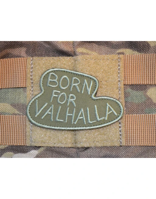 Born for Valhalla - Grøn på Velcro