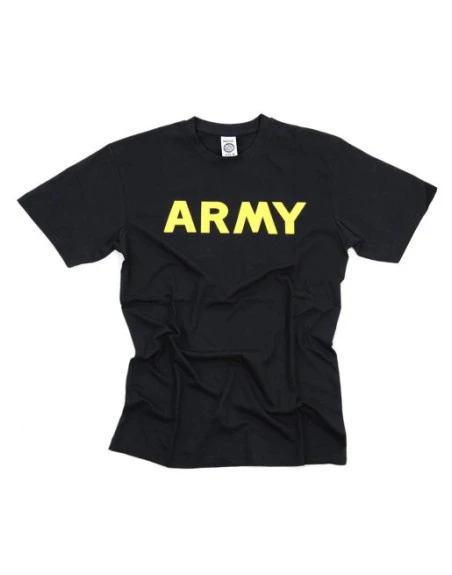 T-shirt "ARMY", sort/gul
