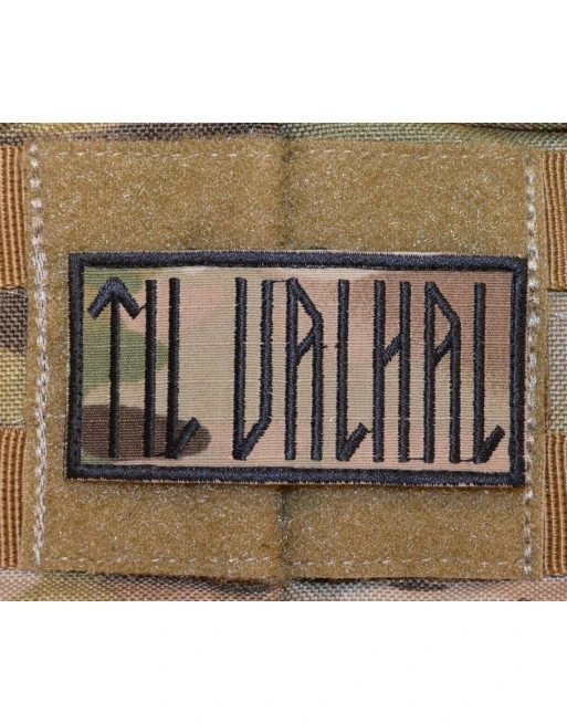 TIL VALHAL Patch, 8cm X 4cm, MultiCam