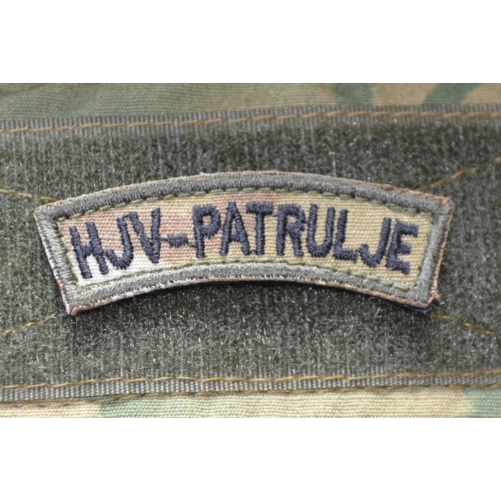 HJV PATRULJE mærke, MultiCam på velcro