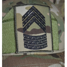 Rang Senior Sergent, MultiCam on Velcro