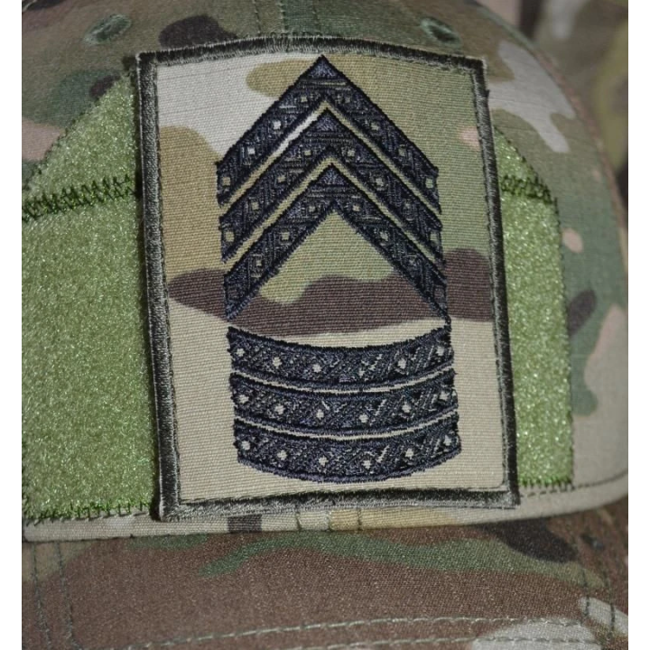 Feltgradstegn Seniorsergent, MultiCam på Velcro