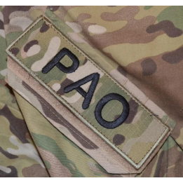 PAO ærmemærke, MultiCam på velcro