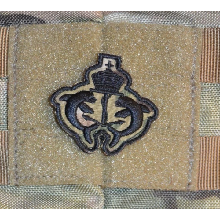 Dansk UBÅDs Emblem - MultiCam på velcro