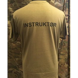 RAVEN - T-shirt, MTS-khaki - med INSTRUKTØR tryk