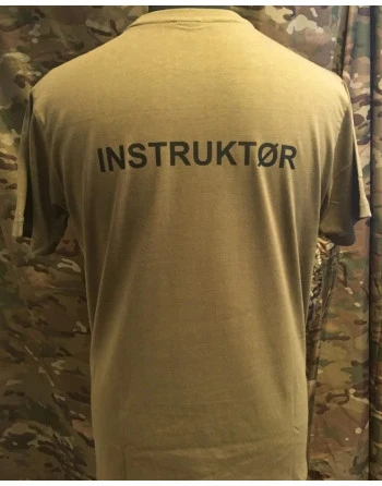 RAVEN - T-shirt, MTS-khaki - med INSTRUKTØR tryk