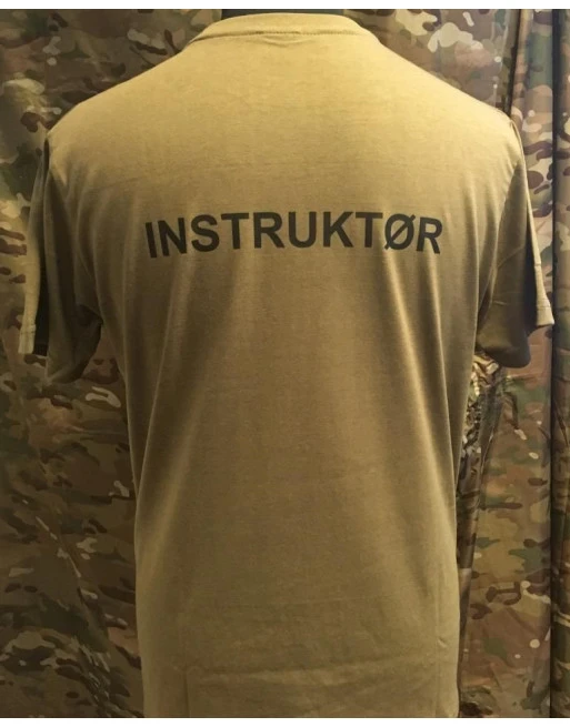 RAVEN - T-shirt, MTS-khaki - med INSTRUKTØR tryk
