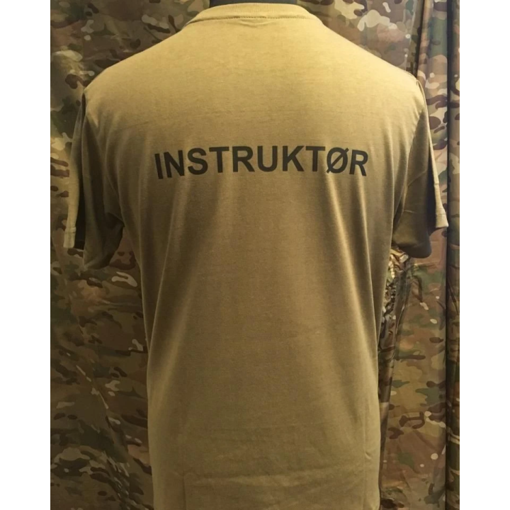 RAVEN - T-shirt, MTS-khaki - med INSTRUKTØR tryk