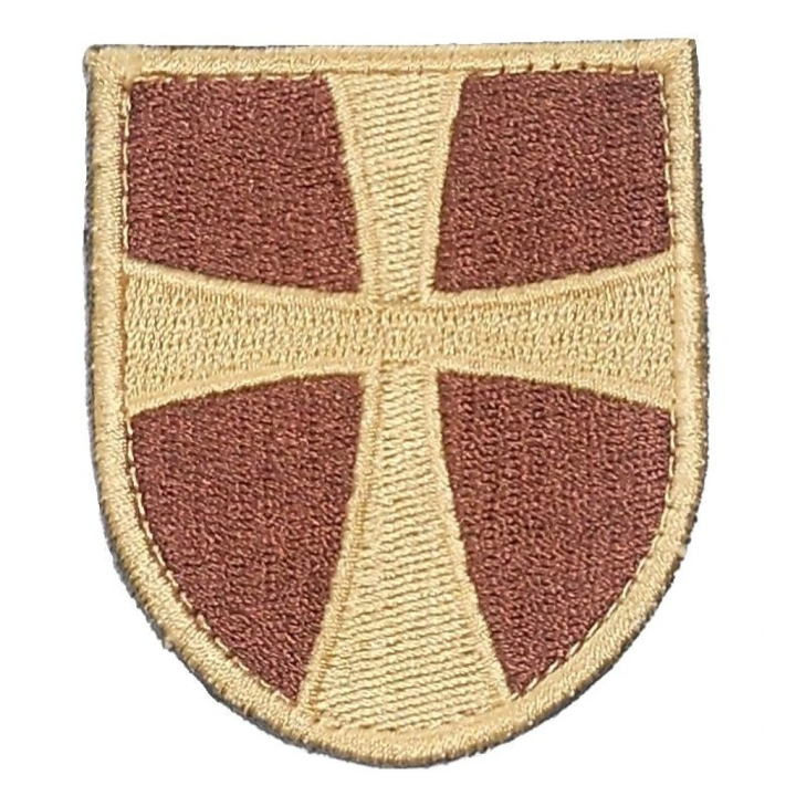 Dansk Mantova Kors med Velcro, Brun/Sand