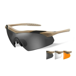 Wiley X - Vapor Grey/Clear/Light Rust with Tan Frame