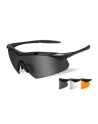 Wiley X - Vapor Grey/Clear/Light Rust med sort stel